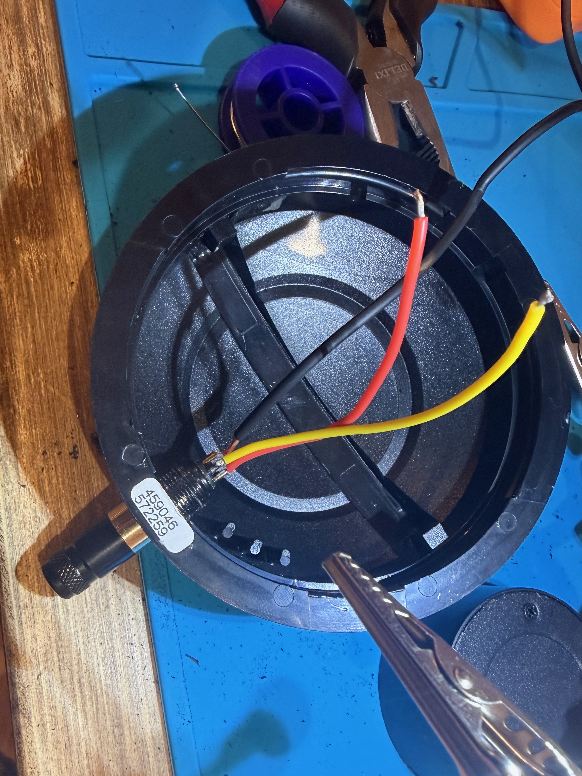 The new socket installed